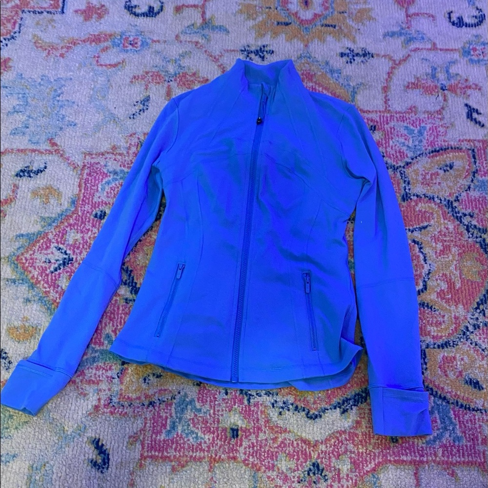 Lulu lemon define jacket, blue nile, size 6